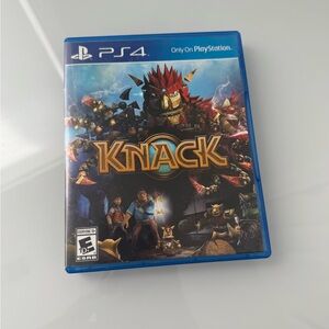 Knack PS4 Video Game - Sony Playstation Exclusive - Blue Case - Multicolor